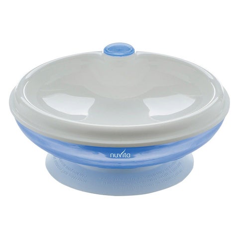 Nuvita Warm Plate With Hot Water Reservoir For 6+ Months Baby, Blue