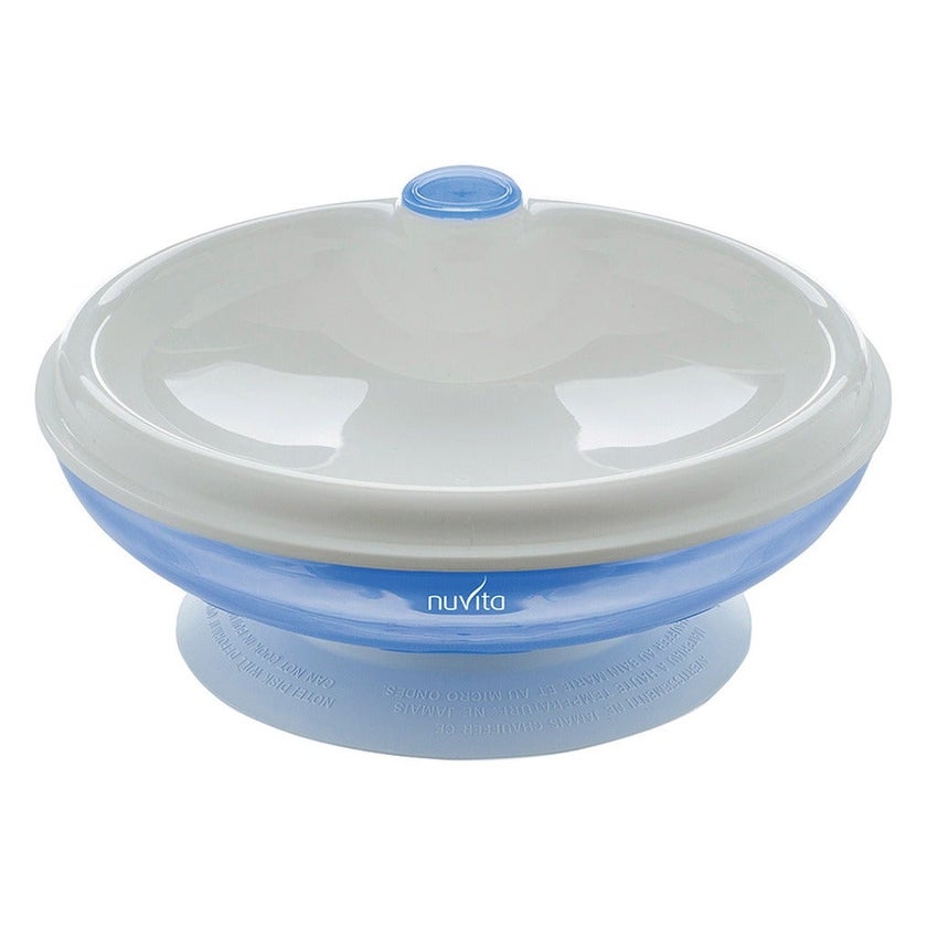 Nuvita Warm Plate With Hot Water Reservoir For 6+ Months Baby, Blue