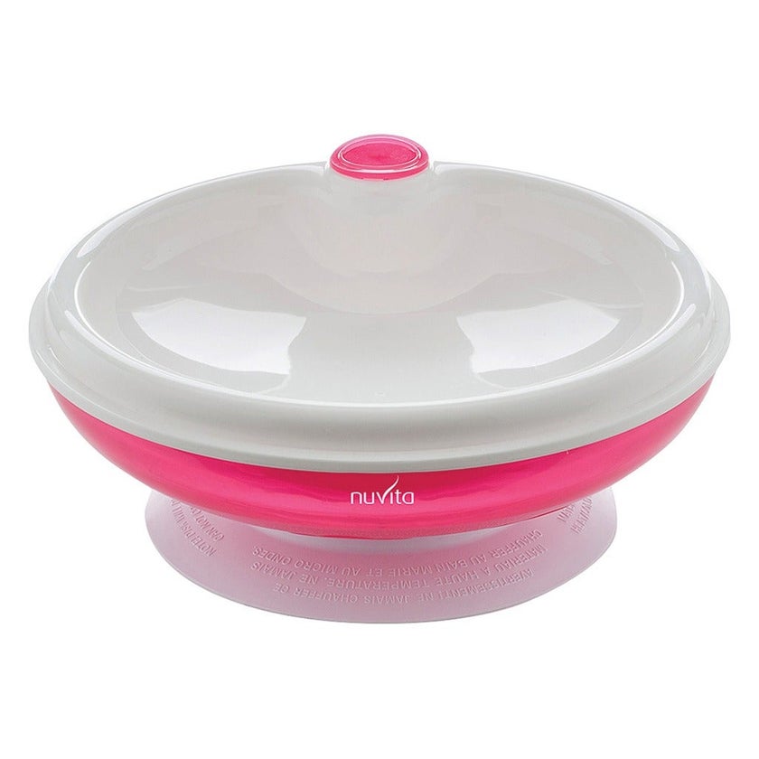 Nuvita Warm Plate With Hot Water Reservoir For 6+ Months Baby, Pink