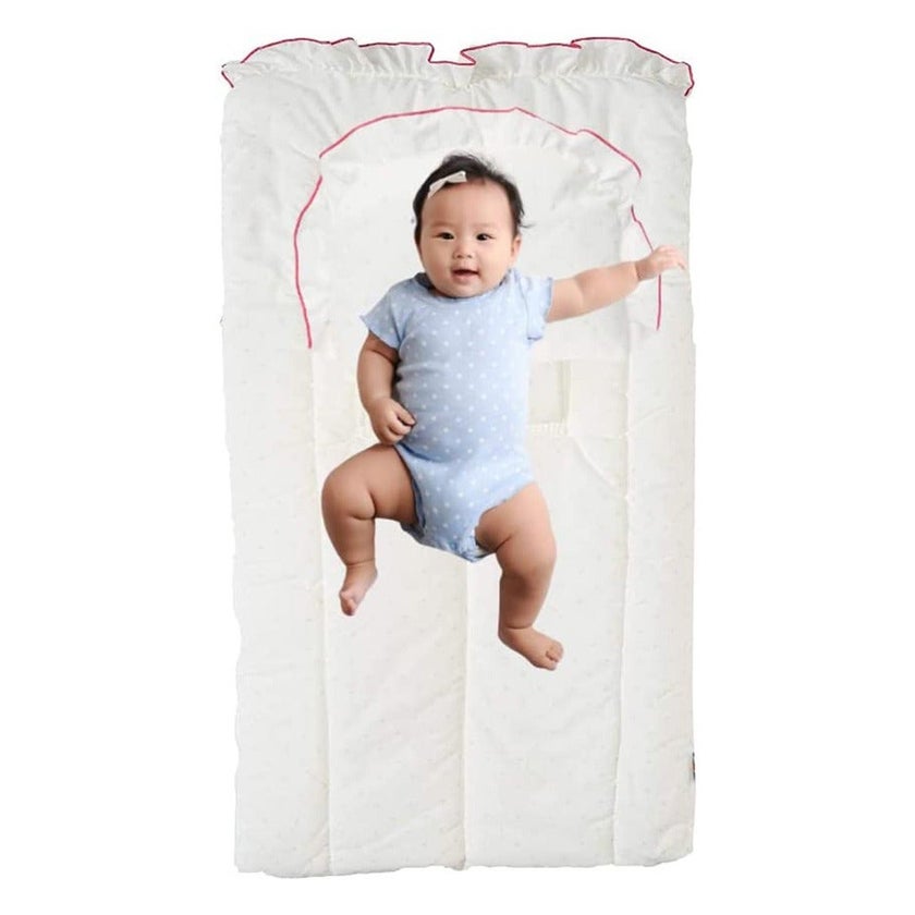 Farlin Luxury Baby Sleeping Bag, White BF-505, pack of