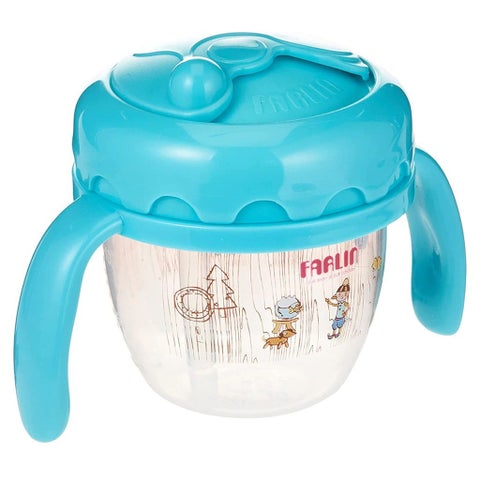 Farlin J' AIME Gulu Gulu Straw Drinking Cup For 9 Months+ Baby 120ml- AET-010-C