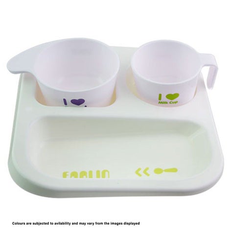 Farlin J'Aime Pe-Pa Plate For 12 Months+ Baby, Pack of 3 Pieces
