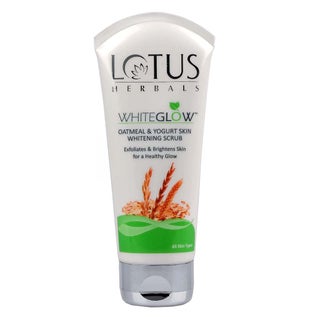 Lotus Herbals Whiteglow Oatmeal & Yogurt Skin Brightening Face Scrub 100g