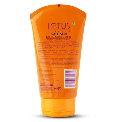 لوتس هيربالز كريم واقي من الشمس بتركيبة هندية صيفية SPF 30 باسكال ++ 100 جرام