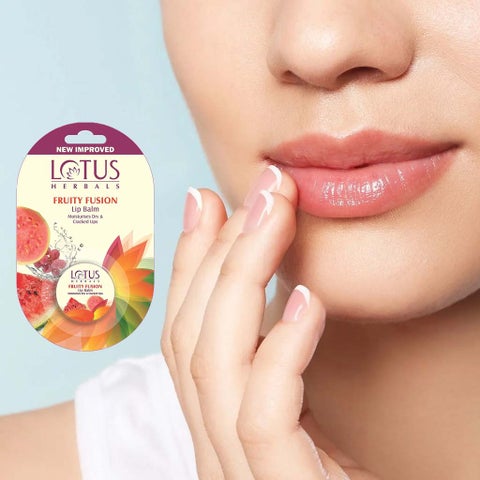 Lotus Herbals Fruity Fusion Lip Balm For Dry And Cracked Lips, 5g