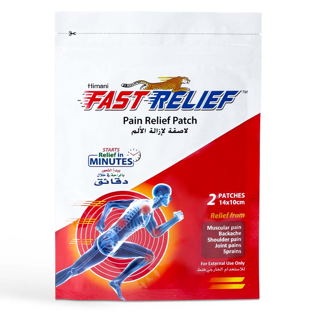 Himani Fast Relief Pain Relief Patch 14cm x 10cm, Pack of 2's