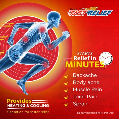 Himani Fast Relief Pain Relief Patch 14cm x 10cm, Pack of 2's