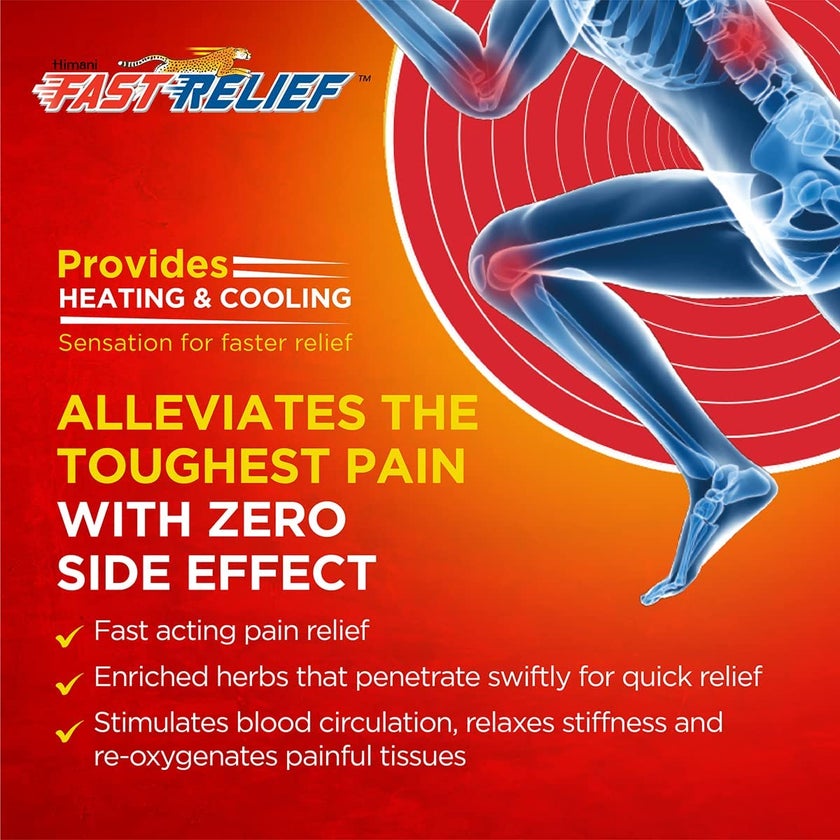 Himani Fast Relief Pain Relief Patch 10cm x 7cm, Pack of 2's