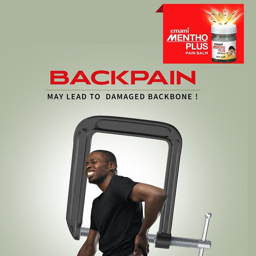 Emami Mentho Plus Balm for Head Ache Relief 9ml