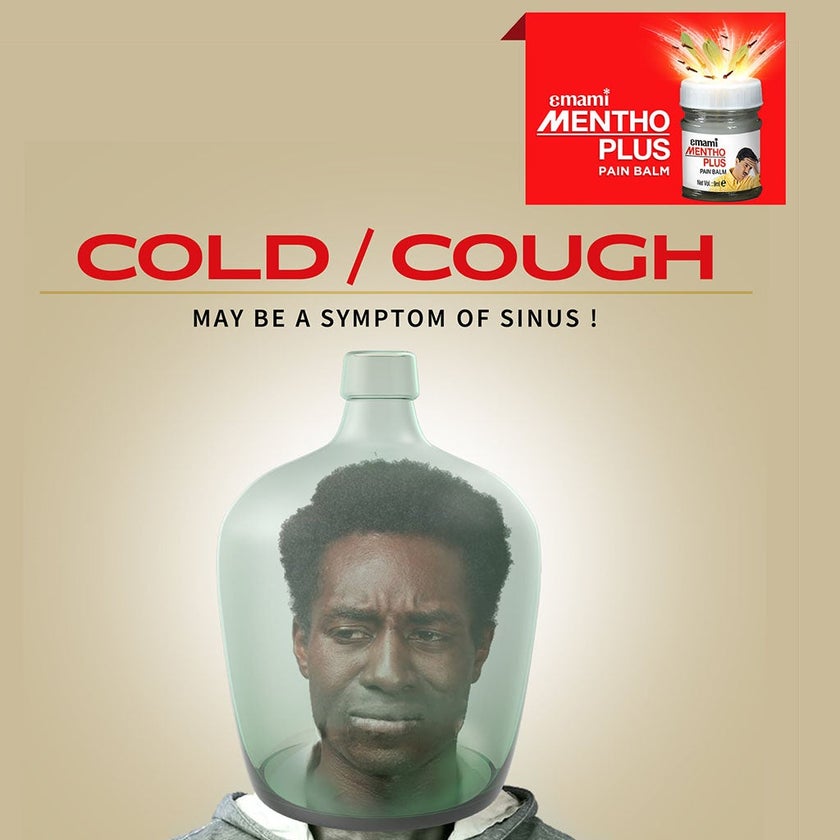 Emami Mentho Plus Balm for Head Ache Relief 9ml