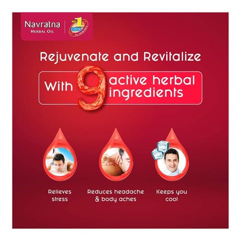 Himani Navratna Stress Relieving Head & Body Massage Oil 200ml