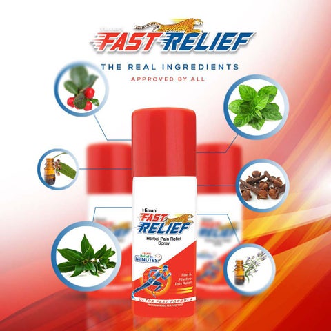 Himani Fast Relief Pain Relief Spray - 150ml x 2