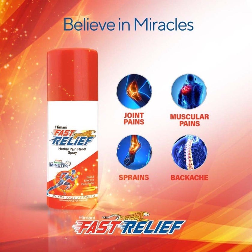 Himani Fast Relief Spray, Promo Pack of 2 x 150ml