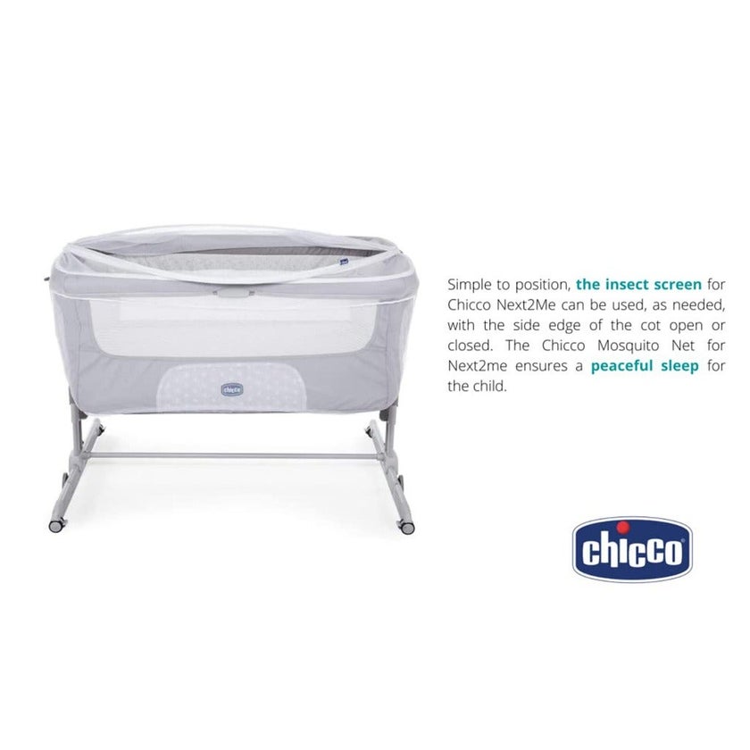 Chicco Next2Me Magic Air Mosquito Net For 0 Months+ Baby - White