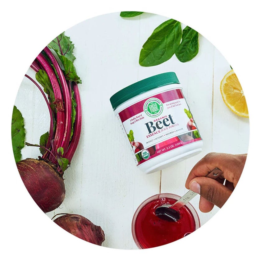 Green Foods Energy & Nitric Oxide Boosting Organic Beet Essence Juice Powder 150g