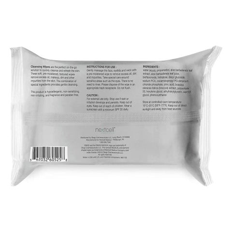 Obagi Cleansing & Makeup Removal Wipes, Oily & Acne Prone Skin - 25 Wipes