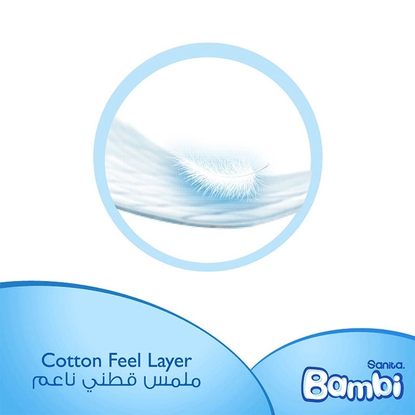 Sanita Bambi Tom And Jerry Baby Diapers, Size 4, Large, For 8-16 Kg Baby, Jumbo Pack of 62's