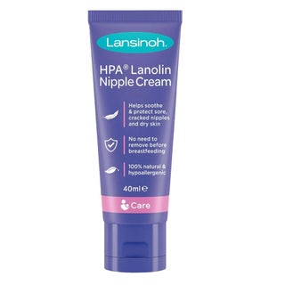 Lansinoh 100% HPA Lanolin Nipple Cream For Sore Nipples & Dry Cracked Skin 40ml