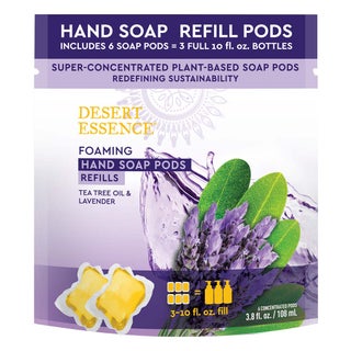 Desert Essence Foaming Hand Wash Refill Pods With Tea Tree Oil & Lavender 108ml