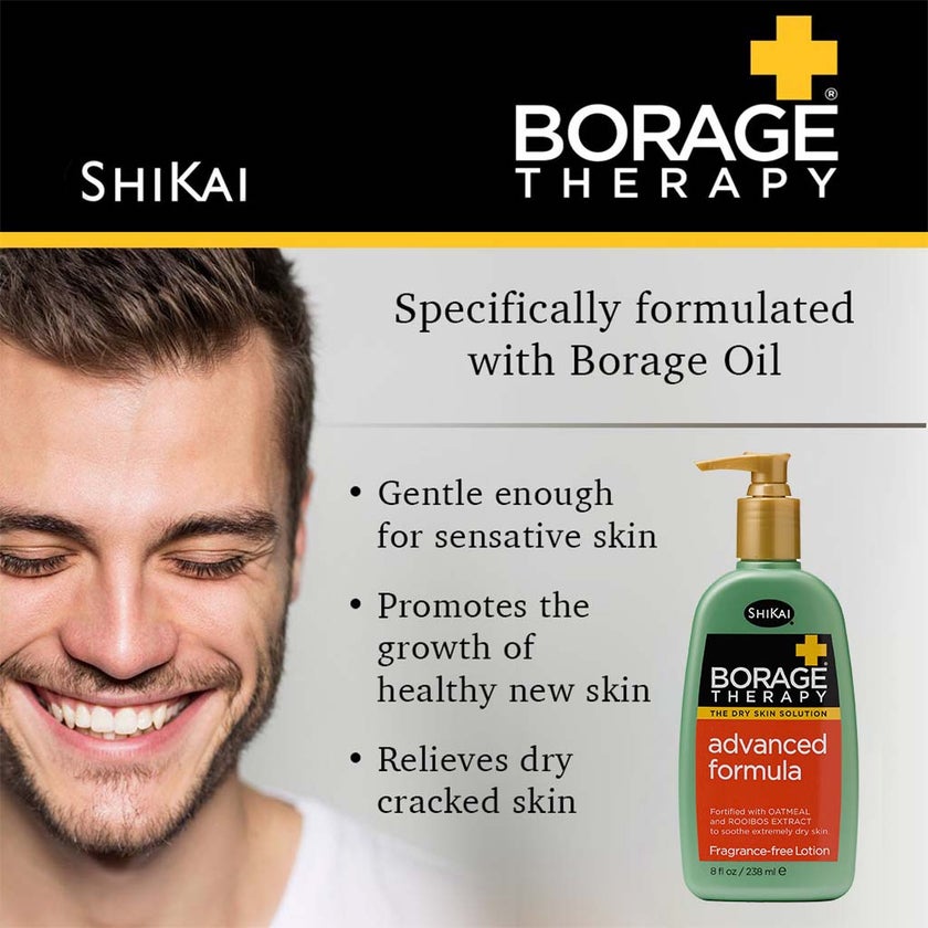 ShiKai Borage Therapy The Dry Skin Solution Advanced Formula Fragrance-Free Lotion 238ml