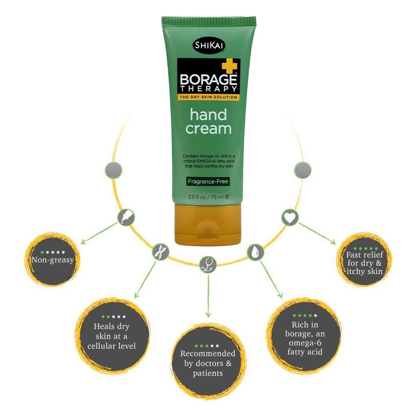 ShiKai Borage Therapy The Dry Skin Solution Fragrance-Free Hand Cream 73ml