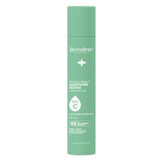 Beesline Radiant Bright Vitamin C Enriched Fast Dry Underarm Serum, Aluminum Free Antiperspirant Deodorant With Cucumber & Green Tea 150ml
