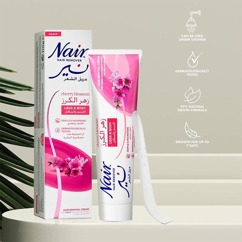 Nair Hair Removal Cream With Cherry Blossom Extracts 110ml