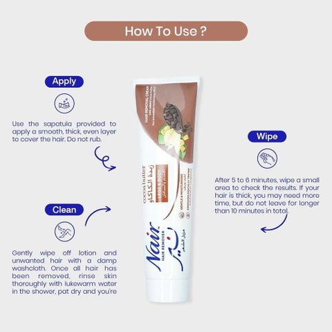 Nair Hair Removal Cream With Natural Cocoa Butter 110ml