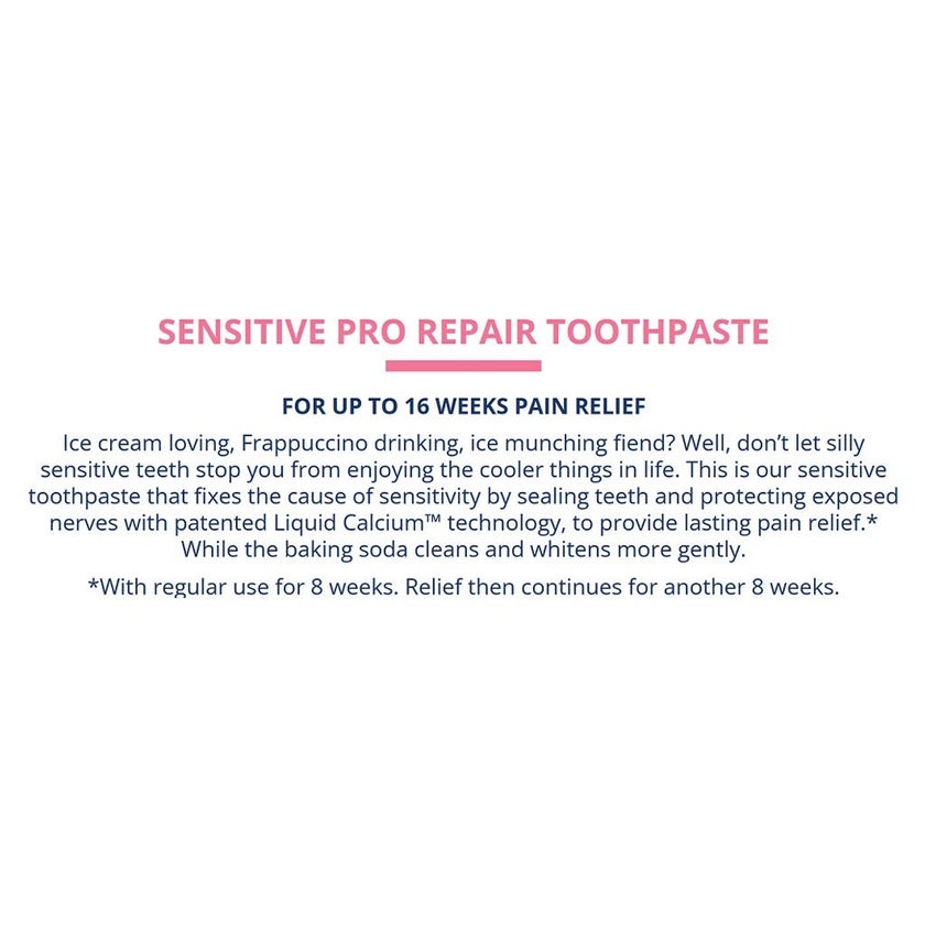 Arm & Hammer Sensitive Pro Repair Sensitive Teeth Toothpaste With Liquid Calcium 75ml