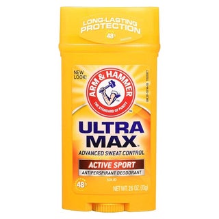 Arm & Hammer UltraMax Solid 48H Antiperspirant Deodorant Stick, Active Sport 73g