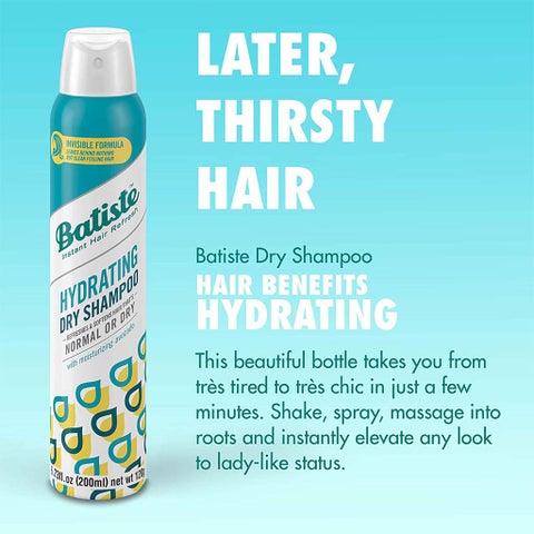 Batiste Instant Hair Refresh Dry Shampoo Hydrate 200ml