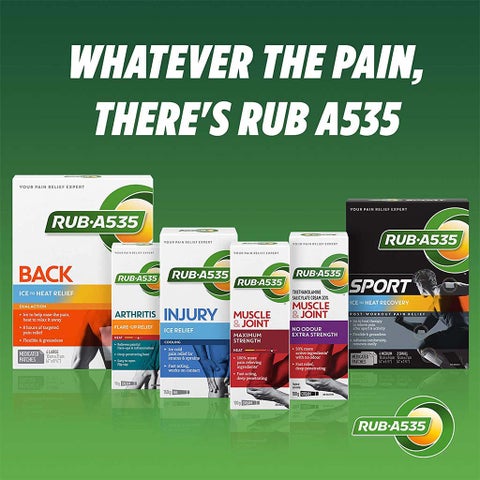 Rub.A535 Regular Strength Heat Cream For Muscle and Joint Pain Relief 100g