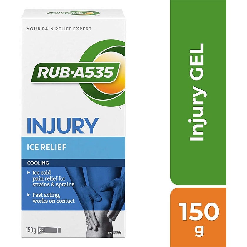 Rub.A535 Injury Pain Relief Ice Cooling Gel For Strains & Sprains 150g