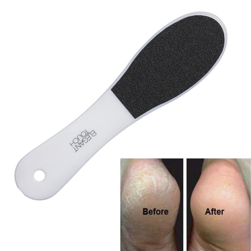 Elegant Touch Pedicure Foot File - Black And White