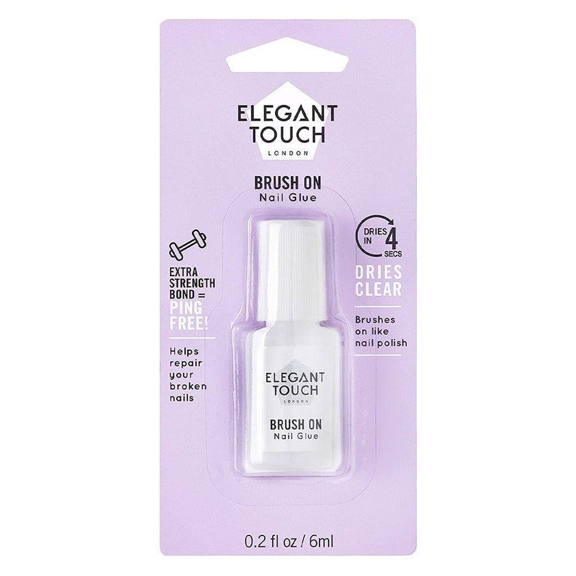 Elegant Touch Brush On Nail Glue 6ml
