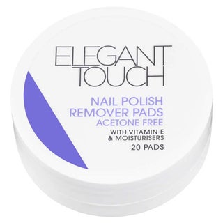 Elegant Touch Acetone Free Nail Polish Remover Pads, Pack of 20's