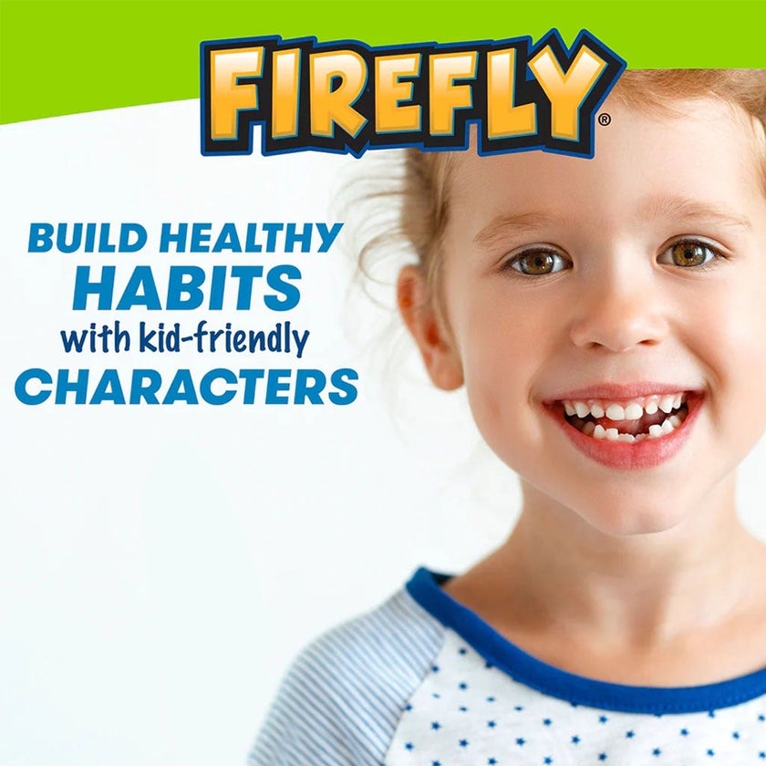 Firefly Paw Patrol 2 Toothbrushes And 2 Caps Twin Pack For 3+ Year Kids