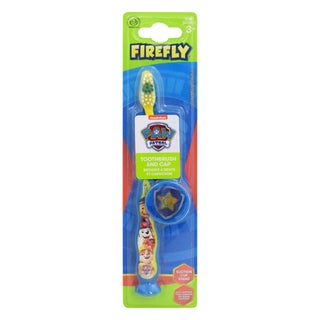 Firefly Paw Patrol Toothbrush & Cap For 3+ Year Kids