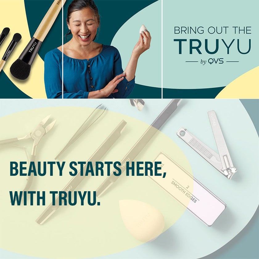 QVS Truyu Slant Tip Easy-View Gold Plated Tweezer