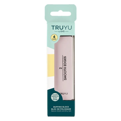 QVS 4-Way Buffing Block For Natural Smooth & Shiny Nails