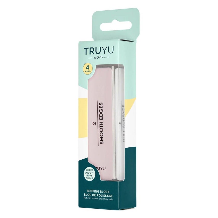 QVS 4-Way Buffing Block For Natural Smooth & Shiny Nails