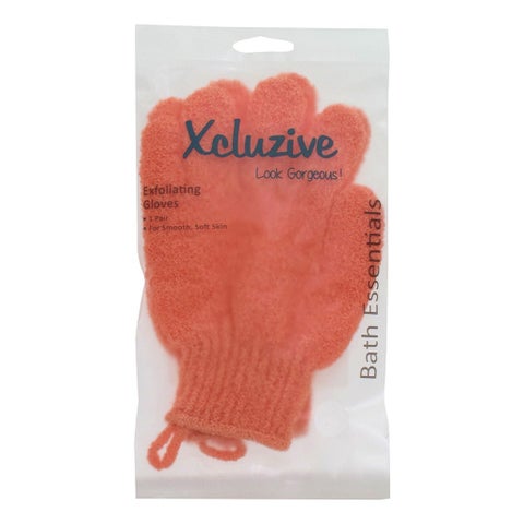 Xcluzive Exfoliating Gloves, Assorted Pair