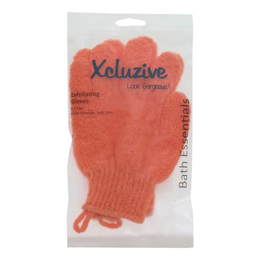 Xcluzive Exfoliating Gloves, Assorted - Pack of 1 Pair 