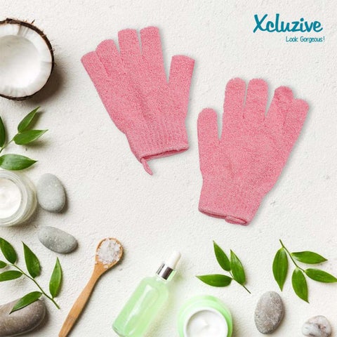 Xcluzive Exfoliating Gloves, Assorted Pair