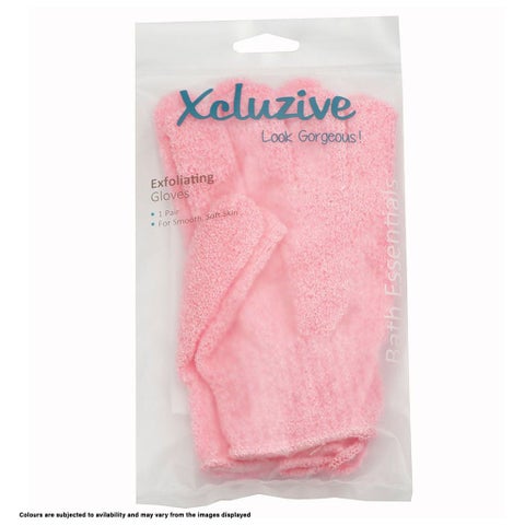 Xcluzive Exfoliating Gloves, Assorted Pair