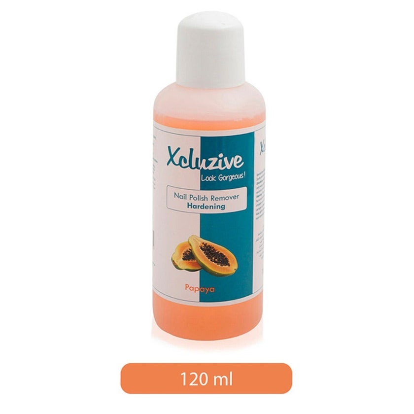 Xcluzive - Hardening Nail Polish Remover With Papaya Fragrance 120ml