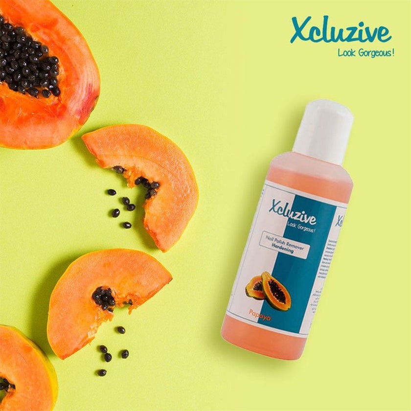 Xcluzive - Hardening Nail Polish Remover With Papaya Fragrance 120ml