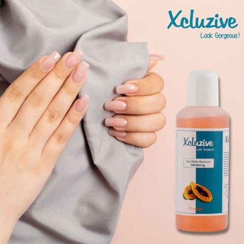 Xcluzive - Hardening Nail Polish Remover With Papaya Fragrance 120ml