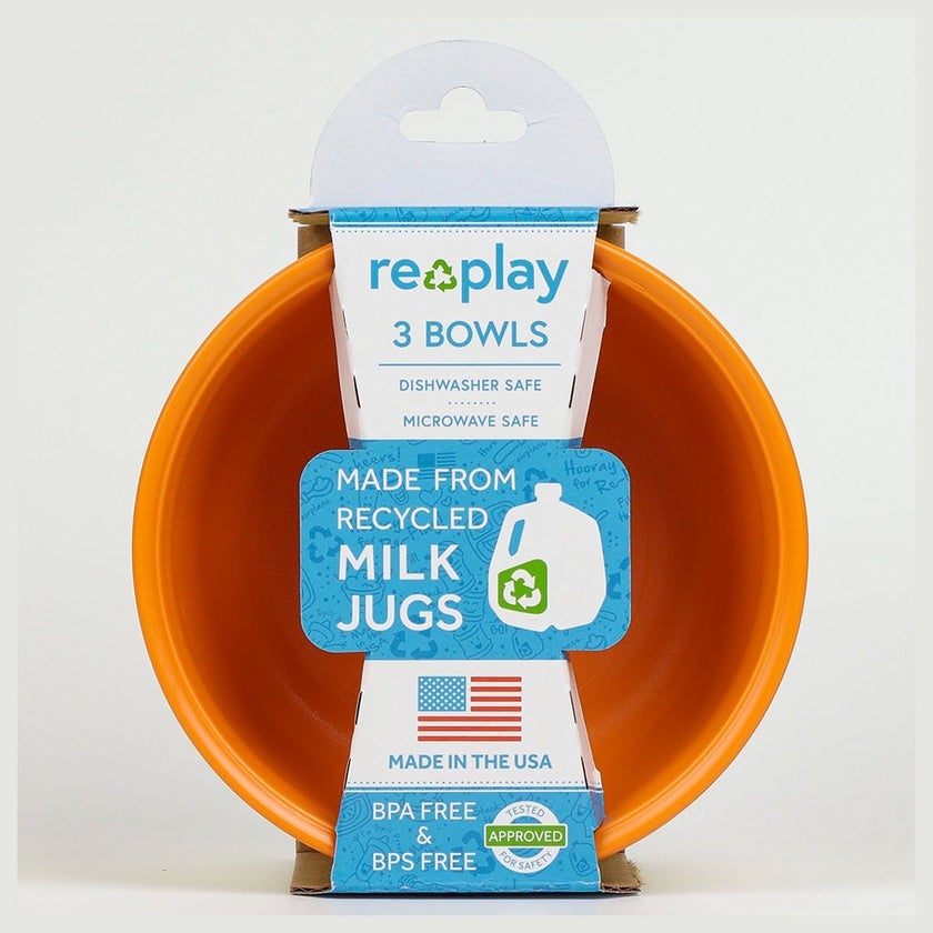 Re Play Stackable Feeding Bowl Set 355ml, Pack of 3's