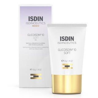 Isdin Isdinceutics Renew Glicoisdin 10 Soft Facial Night Gel with Peeling Glycolic acid 50g